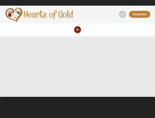 Tablet Screenshot of heartsofgoldfoundation.org